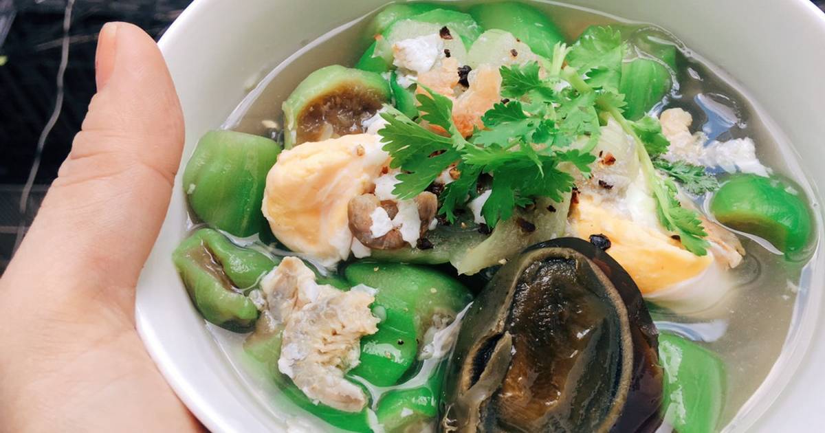 Miến mướp tôm và trứng