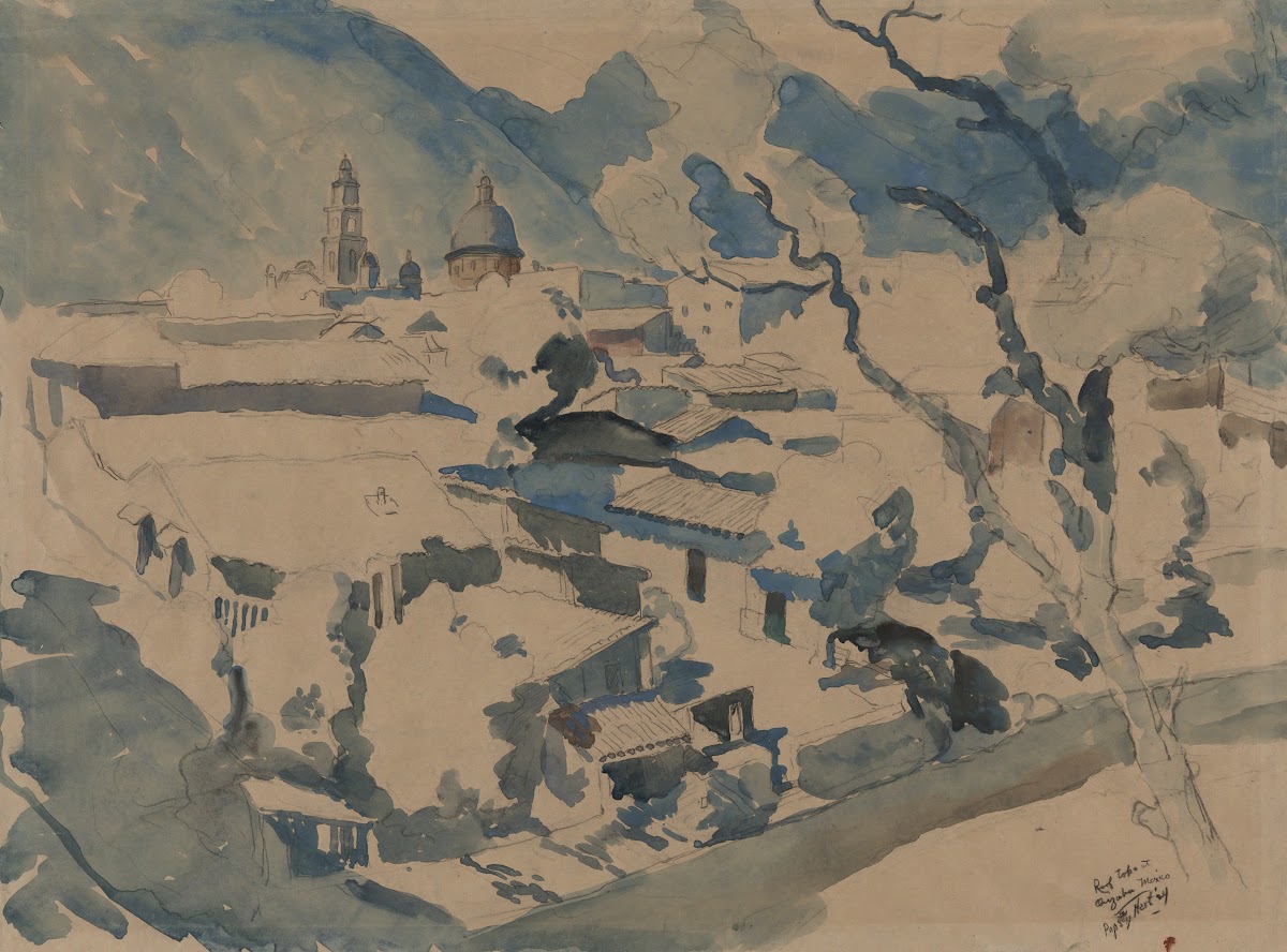 Rooftops at OrizabaMexico 1924