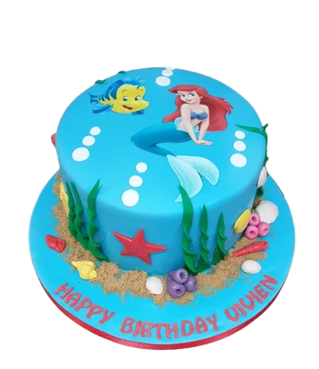 Ariel Mermaid Birthday Cake CB-NC214