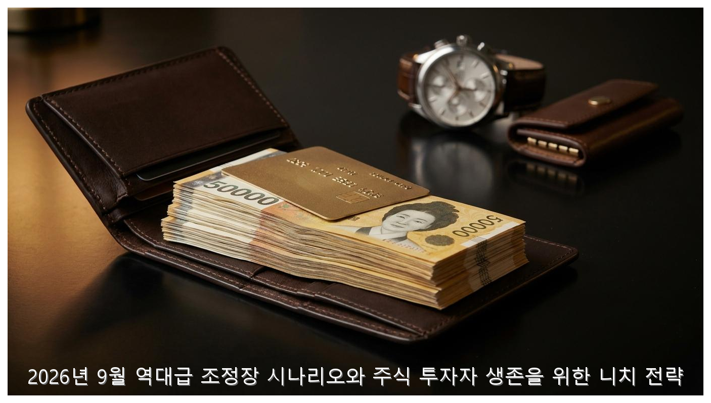 2026년 9월 역대급 조정장 시나리오와 주식 투자자 생존을 위한 니치 전략 핵심 안내 및 분석 인포그래픽 (6)