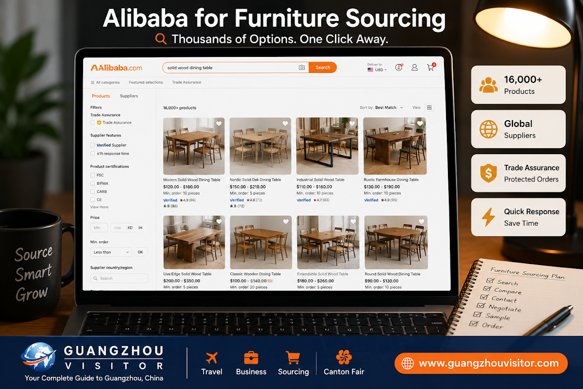 Alibaba for furniture sourcing