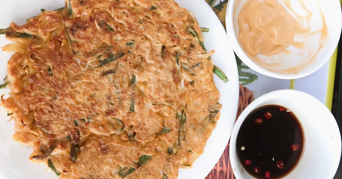 Bánh xèo kim chi kiểu Hàn