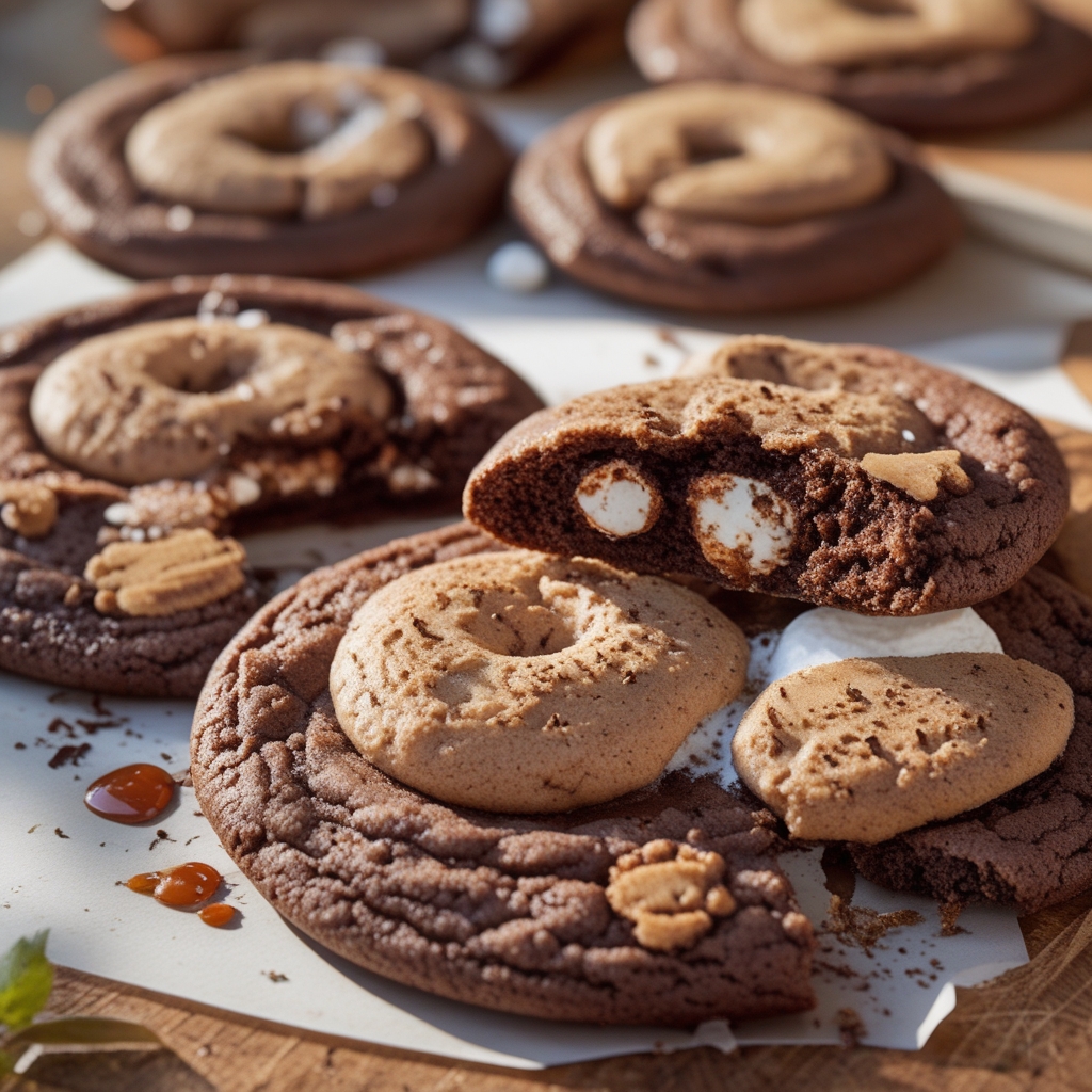 Soft Hot Cocoa Surprise Cookies With Marshmallow Centers - Easy Homemade Treat finished