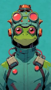 Glowing Red Tower Under the Milky Way Galaxy