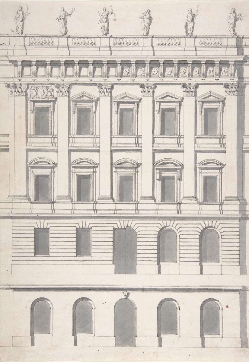 Design for a Palace Façade early 18thmid 18th century