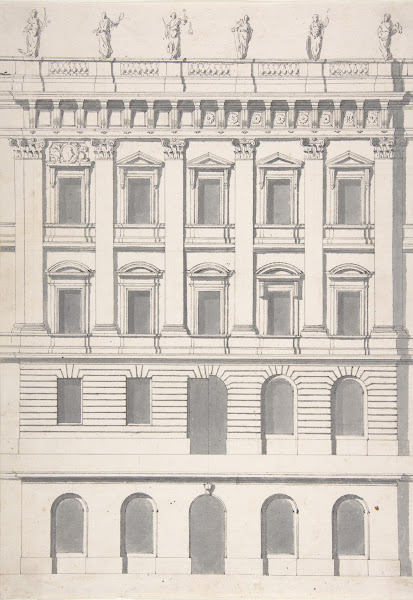 Design for a Palace Façade early 18thmid 18th century