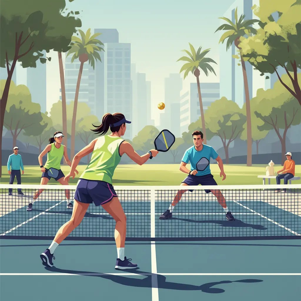 Seperti apa permainan yang disebut pickleball