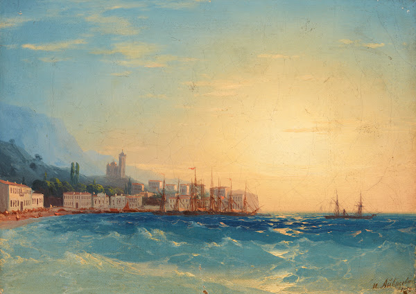 Harbor with Ships 1858