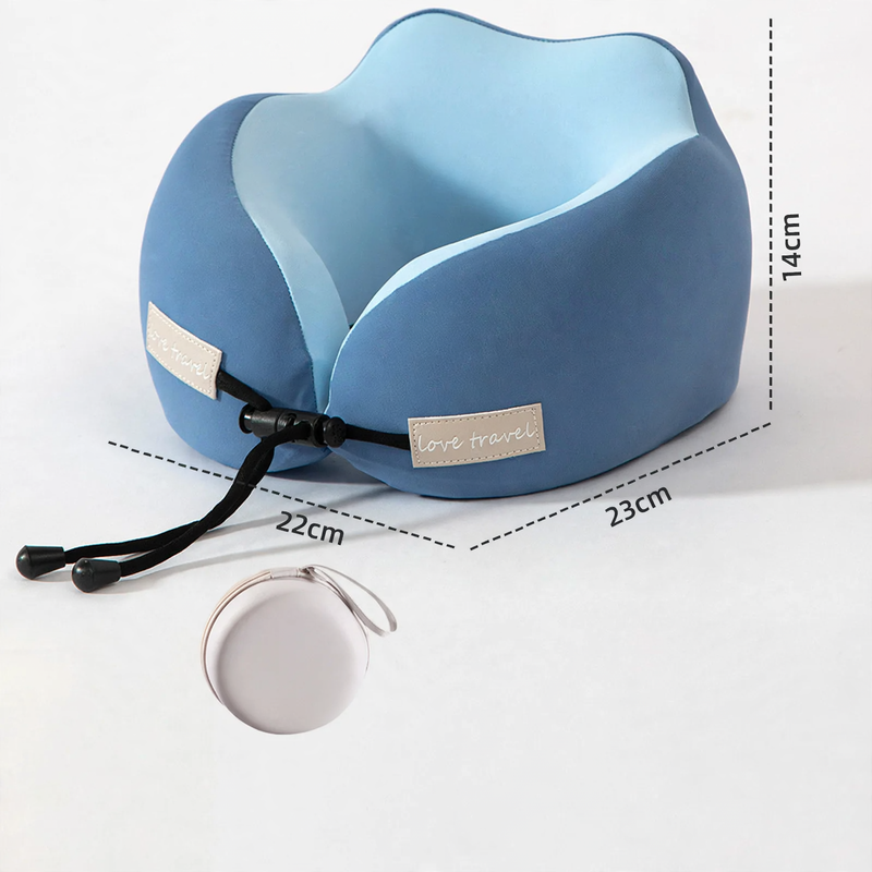 Memory Foam Neck Pillow for Travel and Everyday Use