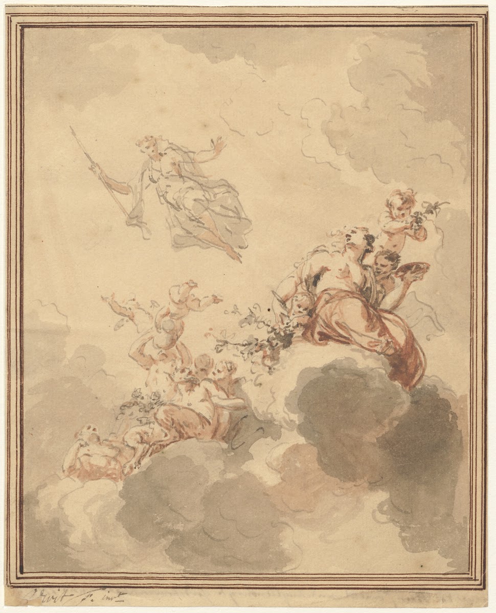 Allegory of the ripening of wine 1718