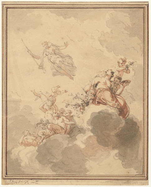 Allegory of the ripening of wine 1718