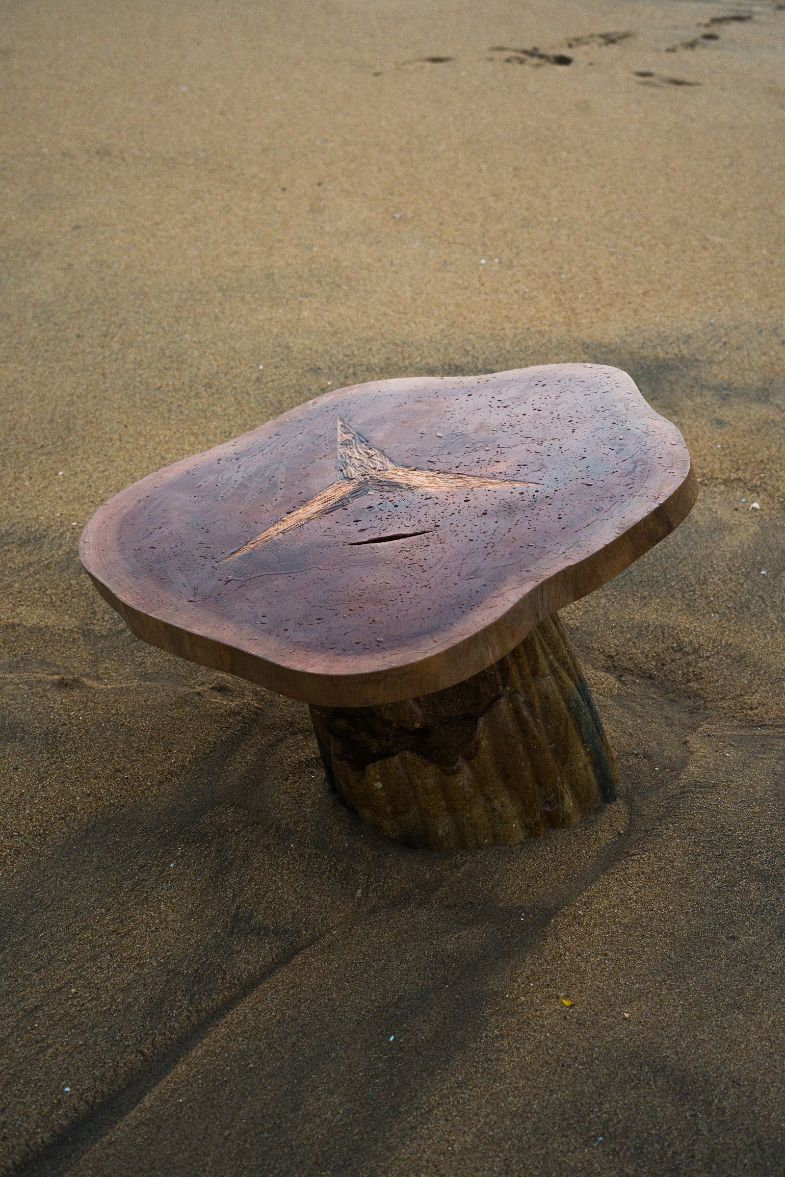 Gaia Reflection Center Table, studio view 2