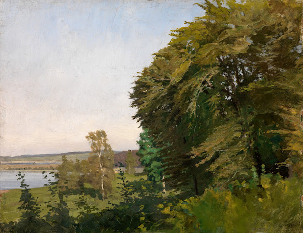 Landschaft aus Schleswig Holstein 1882