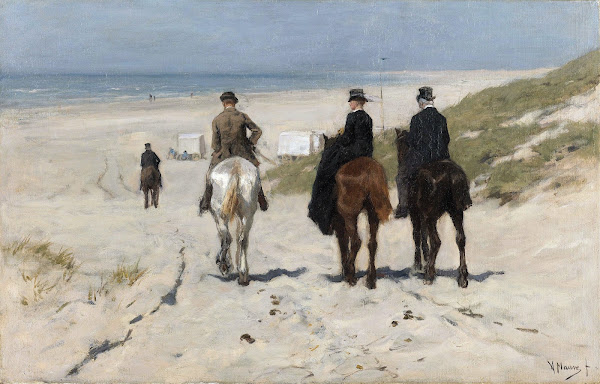Morning Ride along the Beach 1876