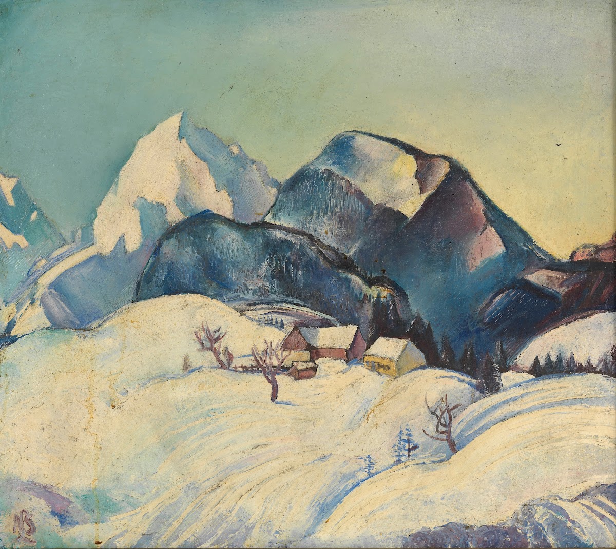 Wintermorgen am Kleinen Priel 1939