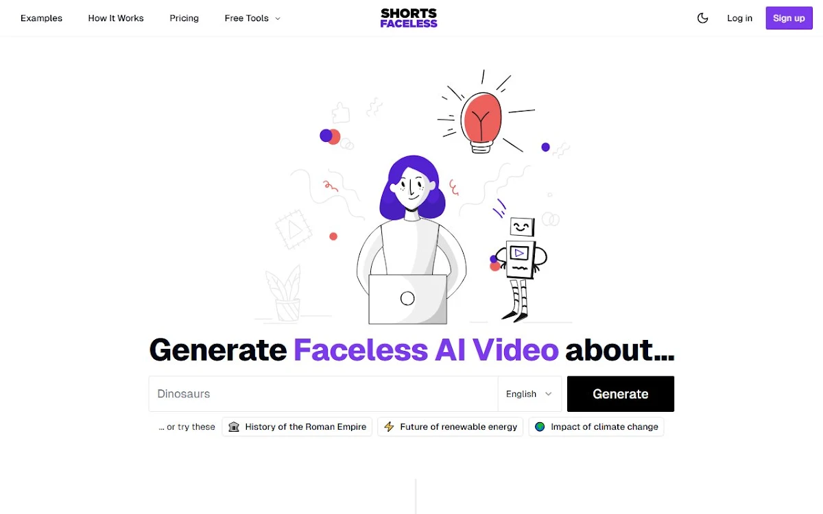 Captura de Shorts Faceless