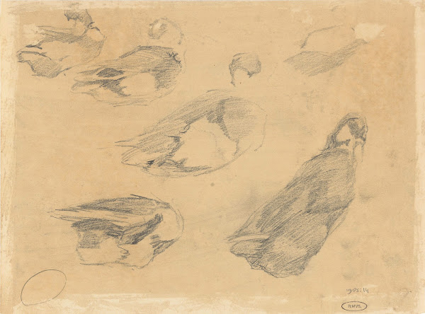 Schetsen van eenden 20th century