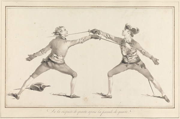 De la Risposte de Quarte apres la Parade de Quarte 1763