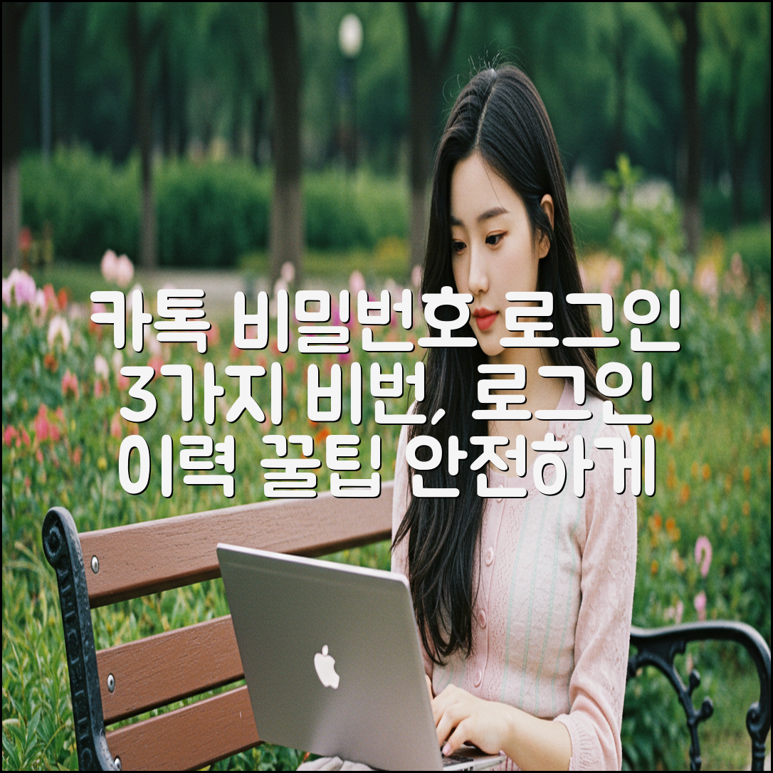 카톡 비밀번호 관리 & 로그인 이력 3가지 확인법