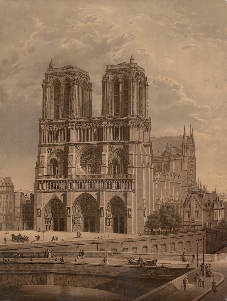 Notre Dame de Paris 1883