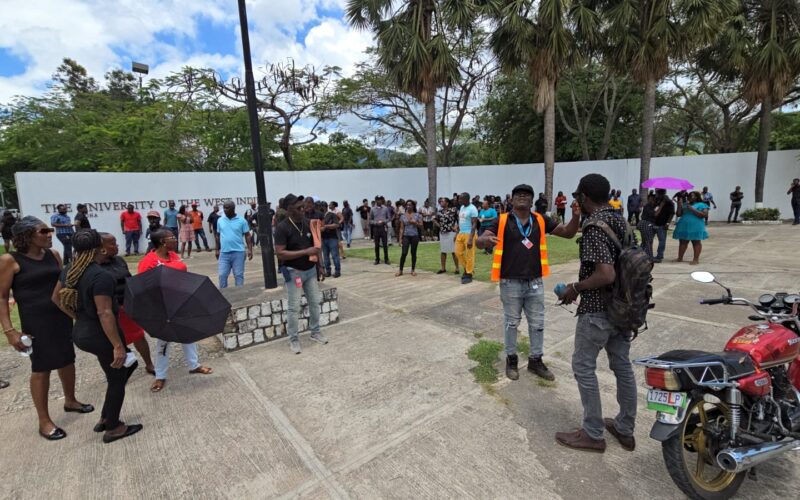 UWI Staff Protest