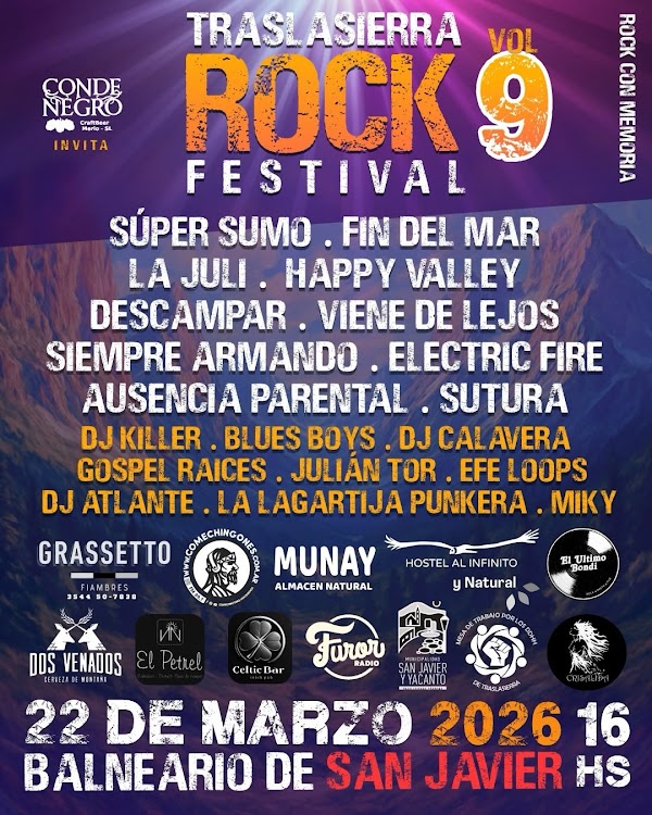 Traslasierra Rock Festival Vol 9