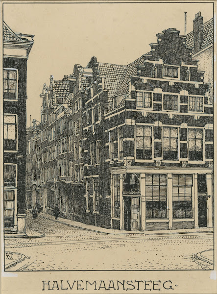 Halvemaansteeg te Amsterdam 20th century