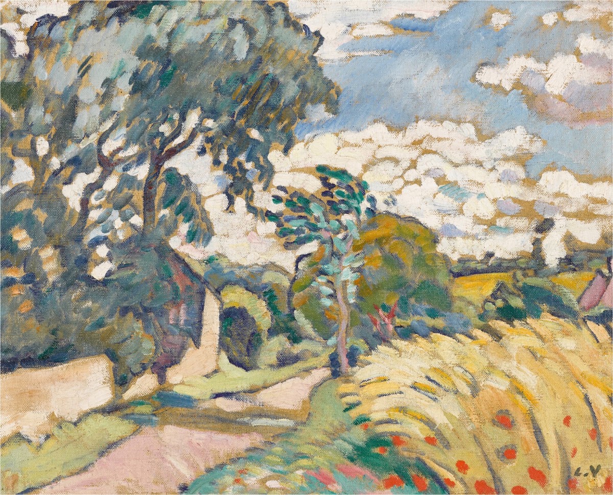 La maison au bord de la route en Normandie 1916