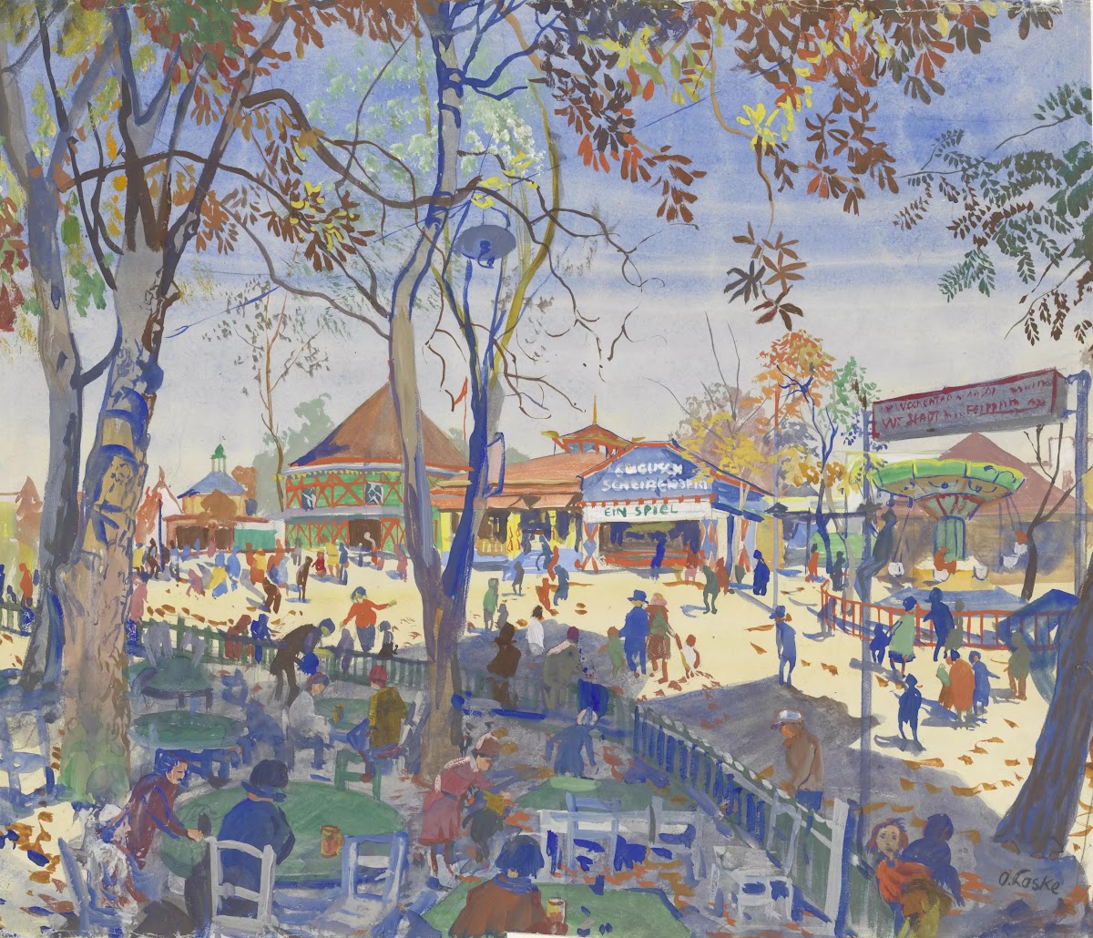 Gastgarten im Prater 1930