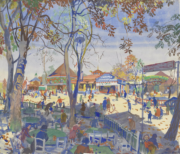 Gastgarten im Prater 1930