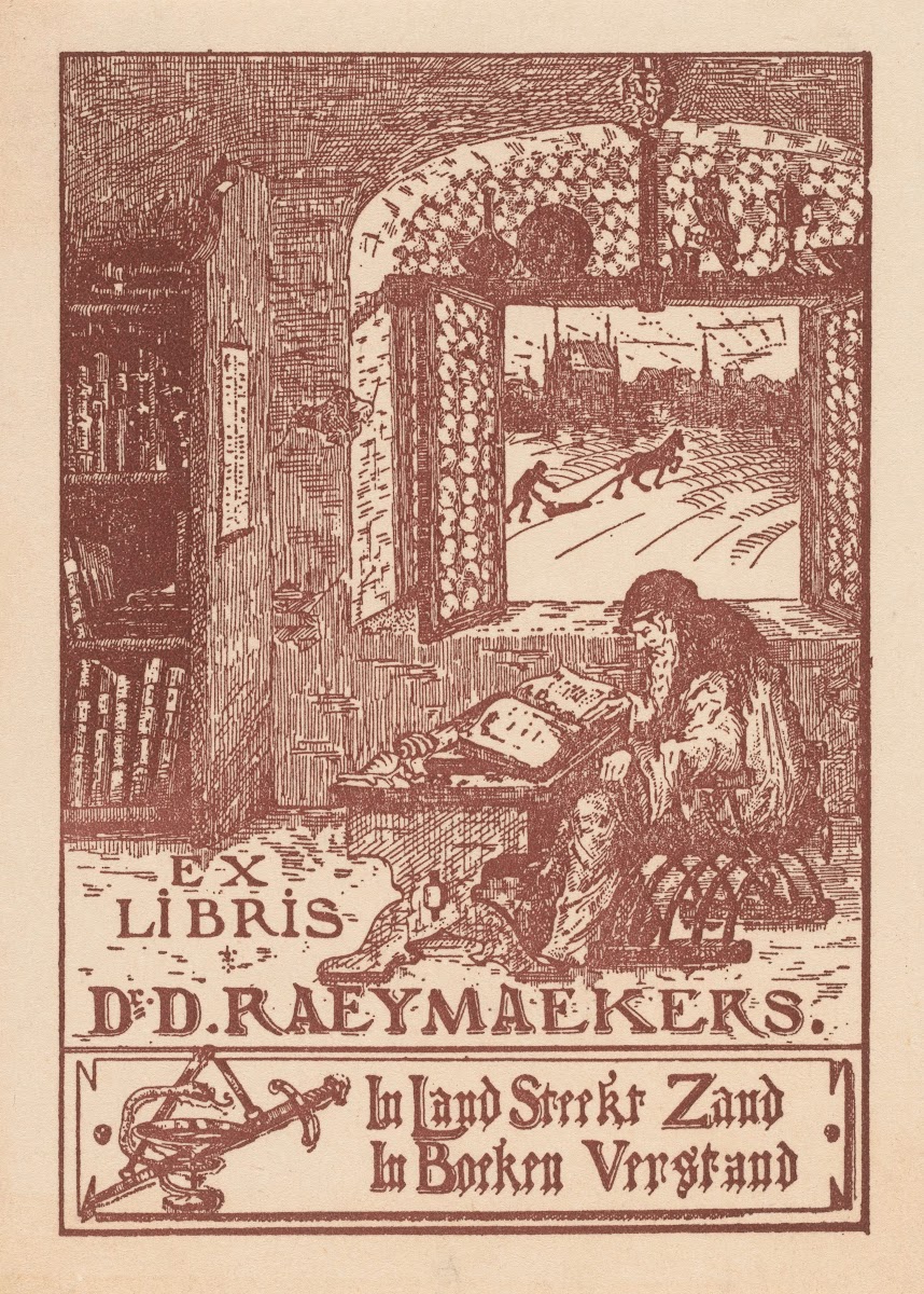 Ex libris van D Raeymaekers 1900 1925