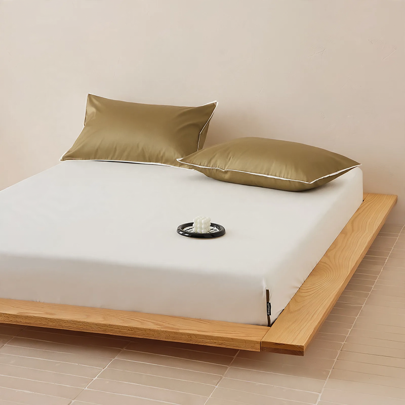 Cotton Fitted Sheet, 180×200 cm, All-around Elastic