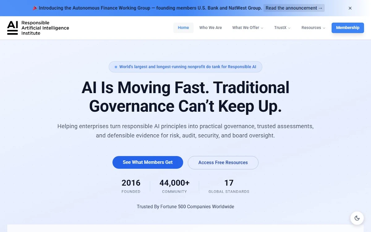 Captura de responsible.ai