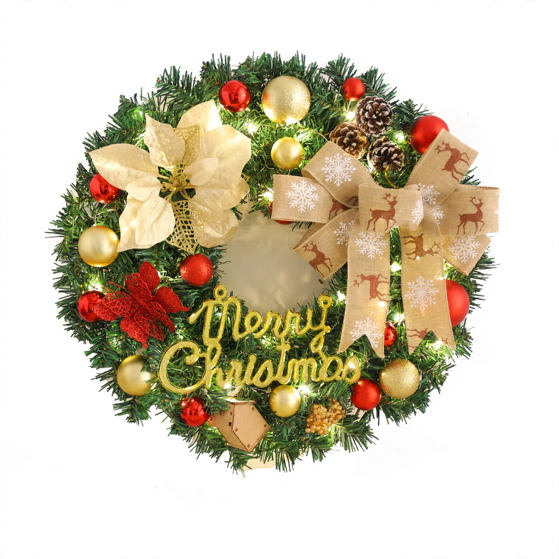 Weihnachtskranz aus PVC, verschiedene Größen