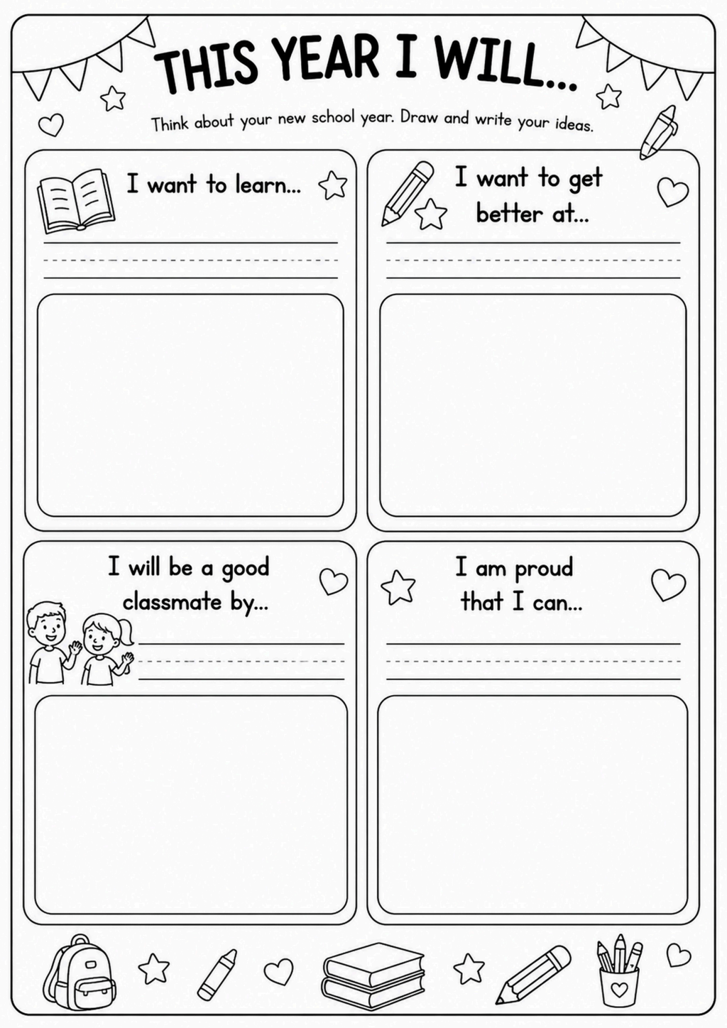 This Year I Will Goal Setting