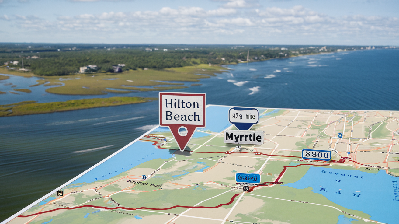 How Far Is Hilton Head from Myrtle Beach by Car?