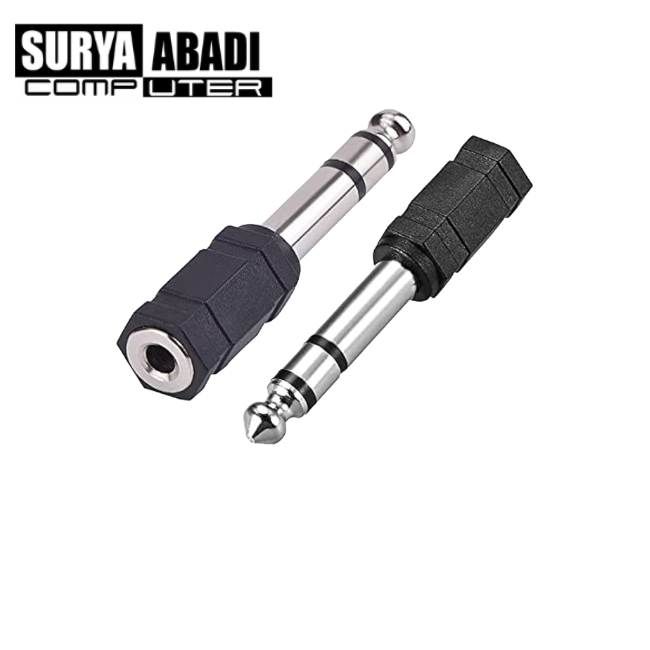 CONVERTER AUDIO 3.5 MM AUX TO 6.5 MM STEREO
