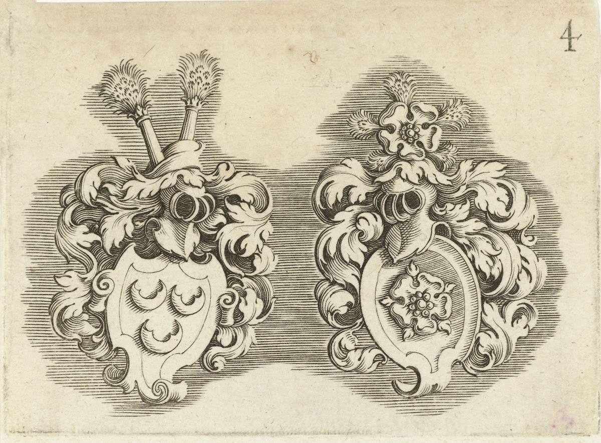 Twee wapenschilden 1611 1625