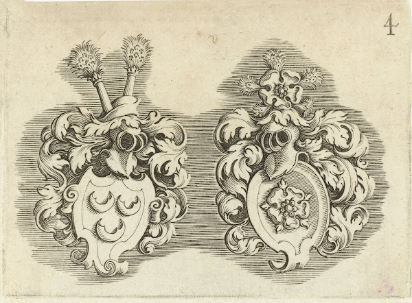 Twee wapenschilden 1611 1625