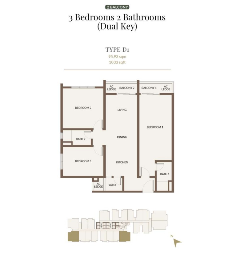 Aethera Residences — 戶型圖