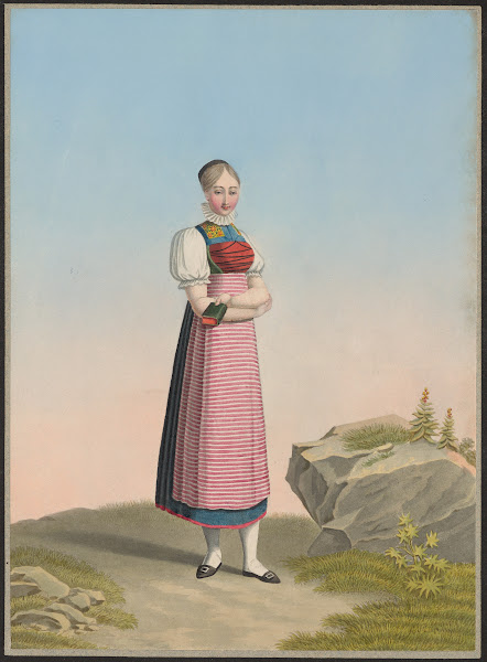 Rose Schleyer Paysanne du Village de Kybourg Canton de Zuric 1825 1830