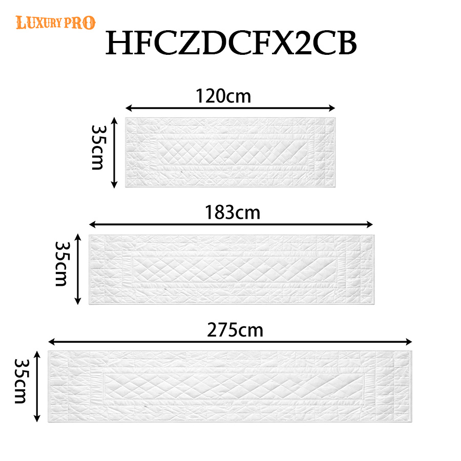 Quilted Tablecloth Rectangular [Fleece Fabric] Color Edge