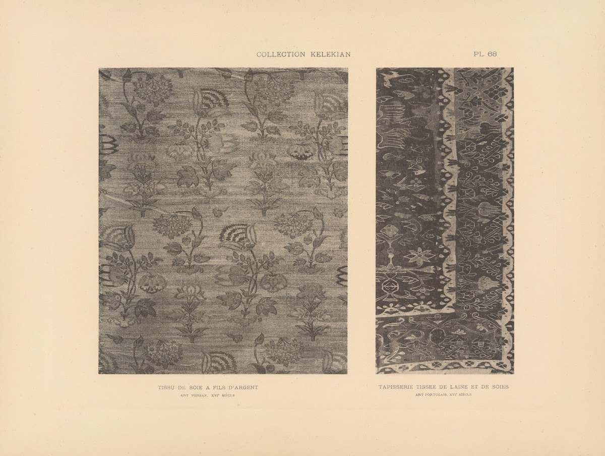 La collection Kelekian Etoffes  tapis dOrient  de Venise Pl068 1900