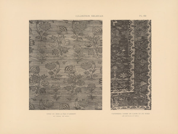 La collection Kelekian Etoffes  tapis dOrient  de Venise Pl068 1900