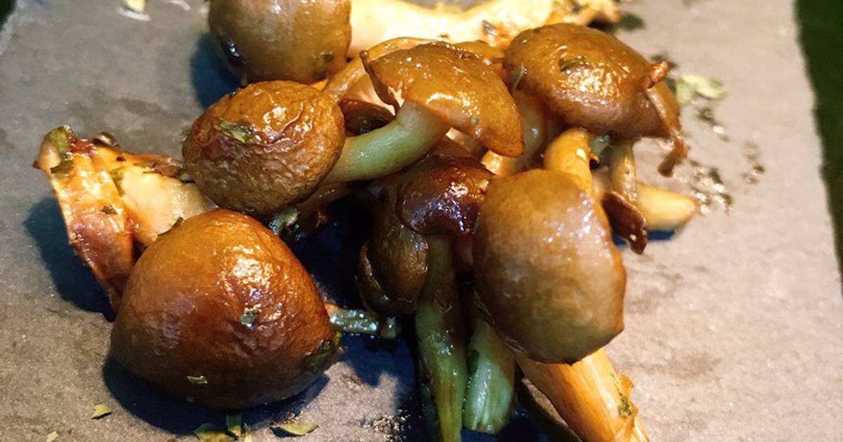 Nấm thuỷ tiên nướng muối tiêu