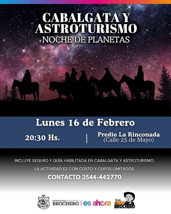 Cabalgata y Astroturismo Noche de Planetas