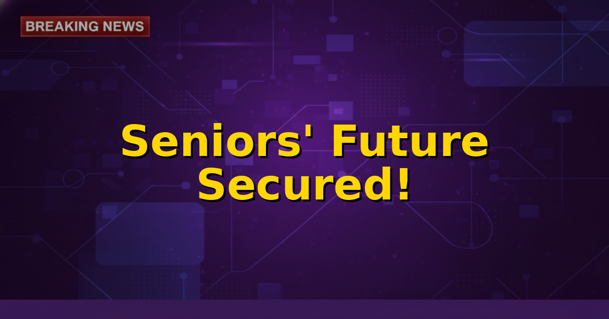 Elderly couple smiling, symbolizing security and well-being from new government programs.