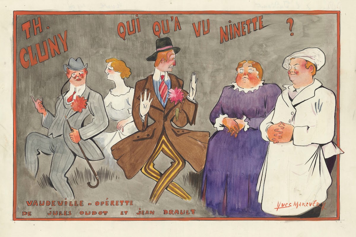 Qui qua vu Ninette de Jules Oudot et Jean Drault 1908