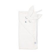 Дитячий рушник Twins Rabbit 100x100 білий