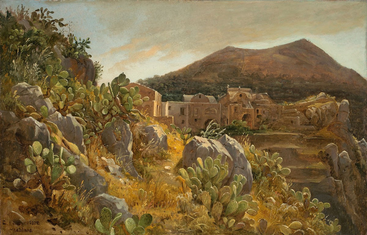 Opuntienhügel auf Capri 1835